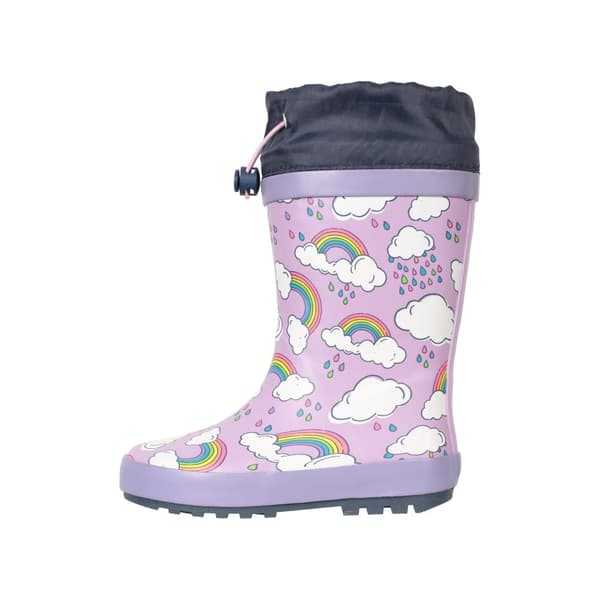 Mountain Warehouse Childrens/Kids II Rainbow Winter Wellington Boots