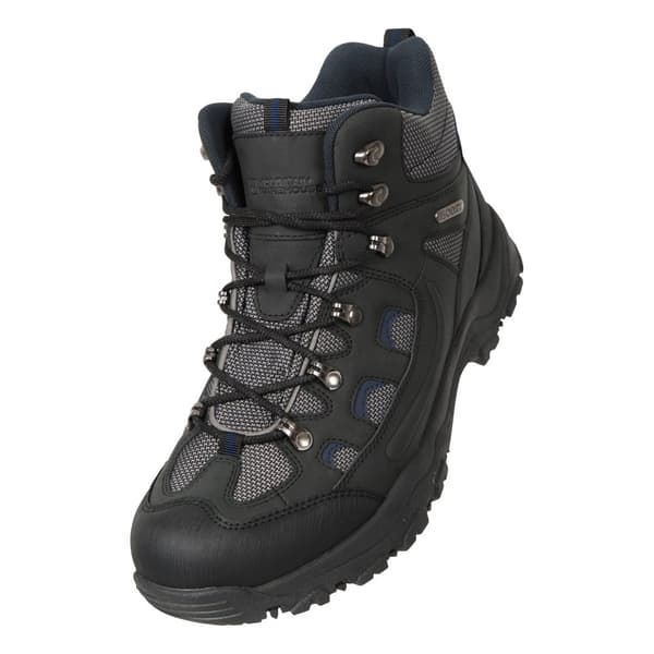 Mountain Warehouse Mens Adventurer Waterproof Hiking Boots Black 7 UK