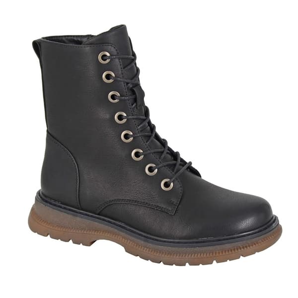 Cipriata Womens/Ladies Lace Up Combat Boots Matt Black 9 UK