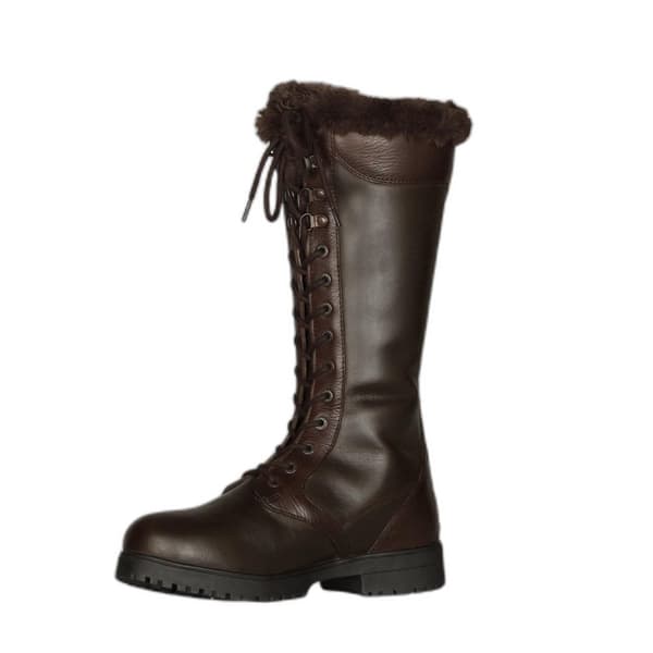 Moretta Womens/Ladies Nola Leather Lace Up Standard Country Boots