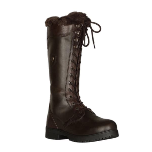 Moretta Womens/Ladies Nola Leather Lace Up Standard Country Boots