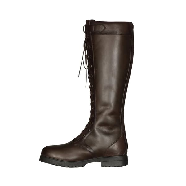 Moretta Womens/Ladies Teramo Lace Leather Country Boots