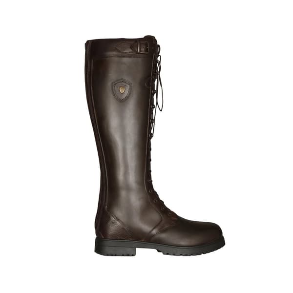 Moretta Womens/Ladies Teramo Lace Leather Country Boots