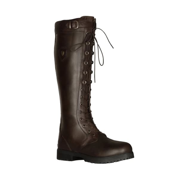 Moretta Womens/Ladies Teramo Lace Leather Country Boots