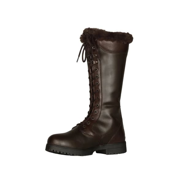 Moretta Womens/Ladies Nola Lace Leather Country Boots