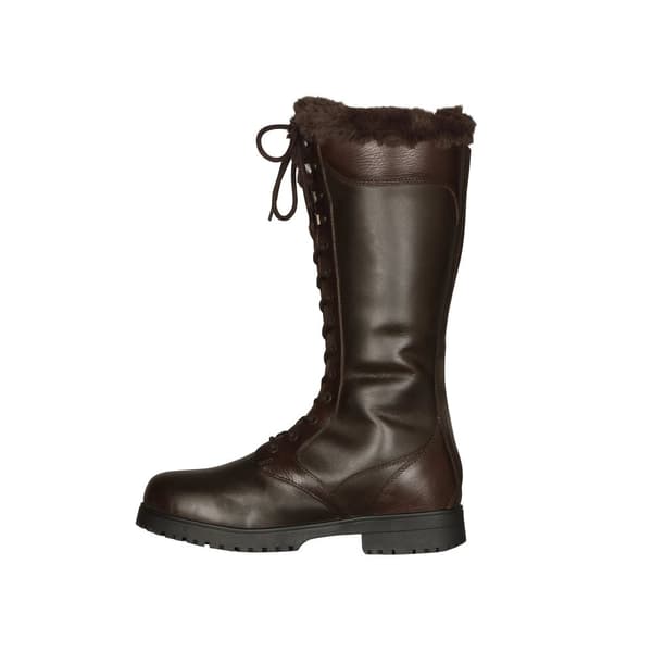 Moretta Womens/Ladies Nola Lace Leather Country Boots