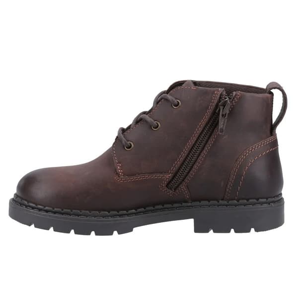 Hush Puppies Boys Mini Presley läderstövlar