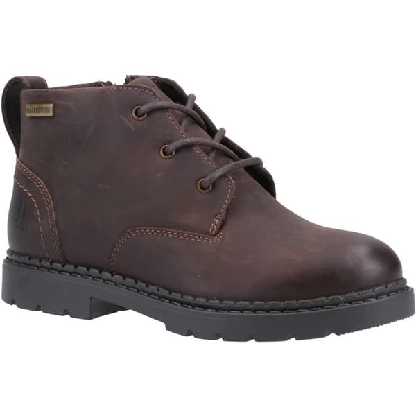 Hush Puppies Boys Mini Presley läderstövlar