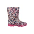 Miniatyrbillede 4 af 5: Mountain Warehouse Childrens/Kids Splashed Leopard Print Flashing Lights Wellington Boots