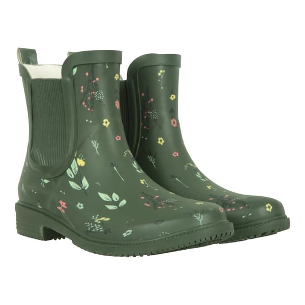 Mountain Warehouse Womens/Ladies Flowers Rubber Ankle Wellington Boots