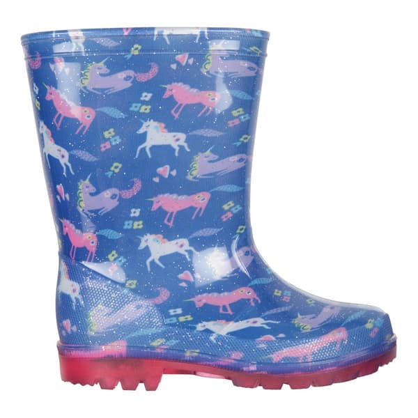 Mountain Warehouse Barn/Kids Splash Unicorn Light Up Wellington Stövlar