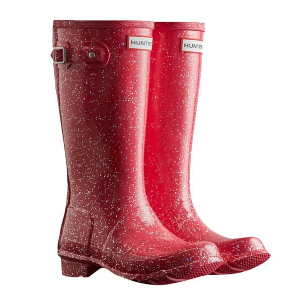 Hunter Wellingtonstövlar med glitter för barn/unga