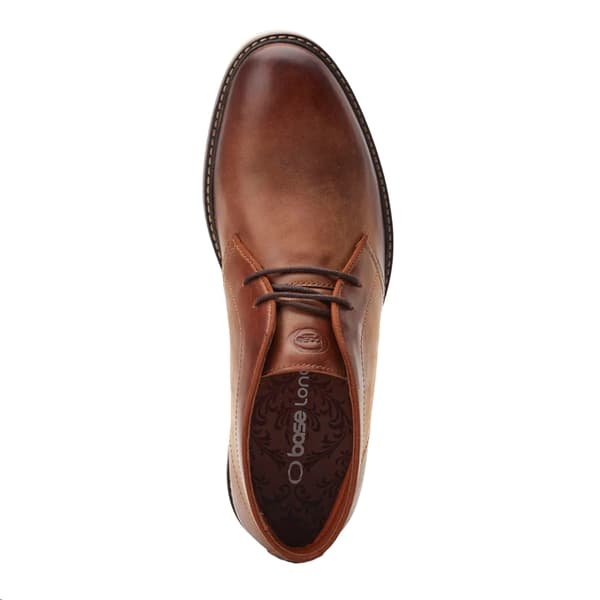 Base London Brody Pull Up Chukka Boots i läder för herrar