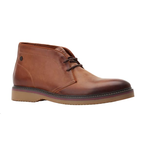 Base London Brody Pull Up Chukka Boots i läder för herrar