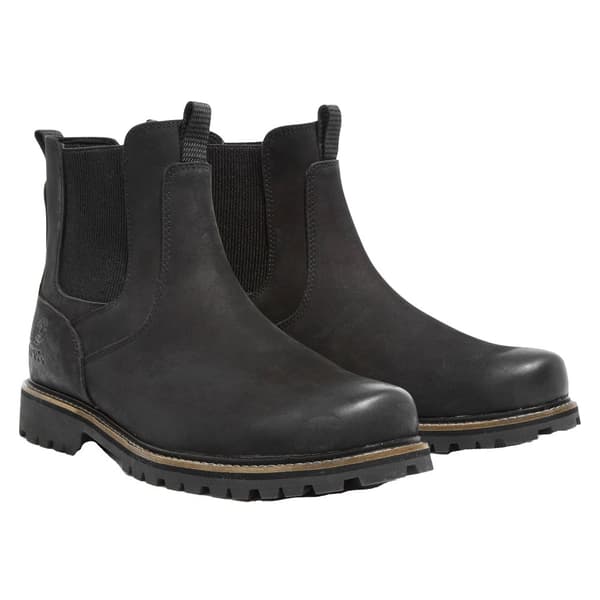 TOG24 Herrar Highway Chelsea Boots i läder Black 10 UK