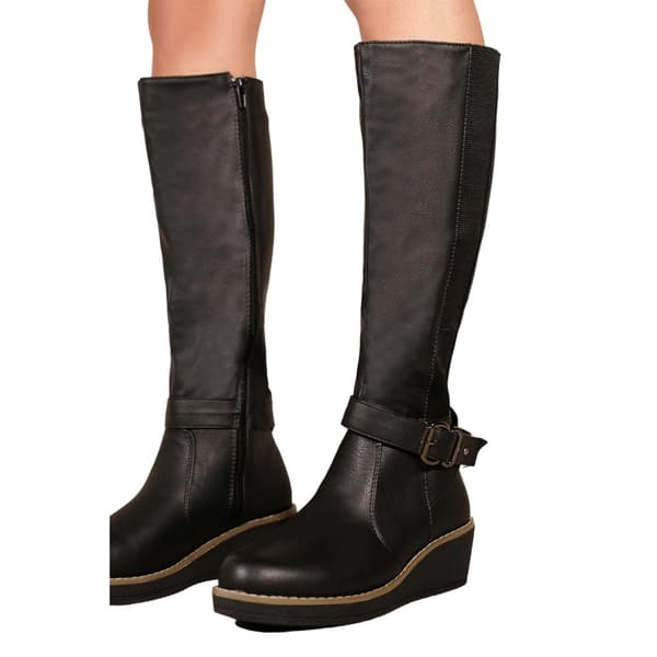 Where's That From Womens/Ladies Ayleen Wedge Knee-High Boots