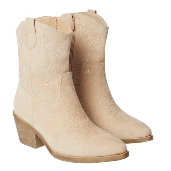 Dorothy Perkins Womens/Ladies Karmi Western Stitch Detail Cowboy Boots Beige 7 UK