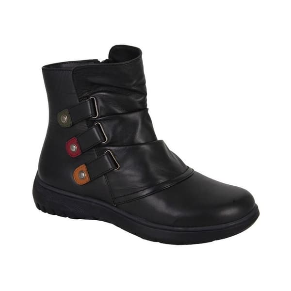 Mod Comfys Womens/Ladies Leather Extra Wide Ankle Boots