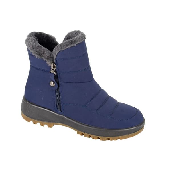 Boulevard Womens/Ladies Nylon Side Zip Ankle Boots
