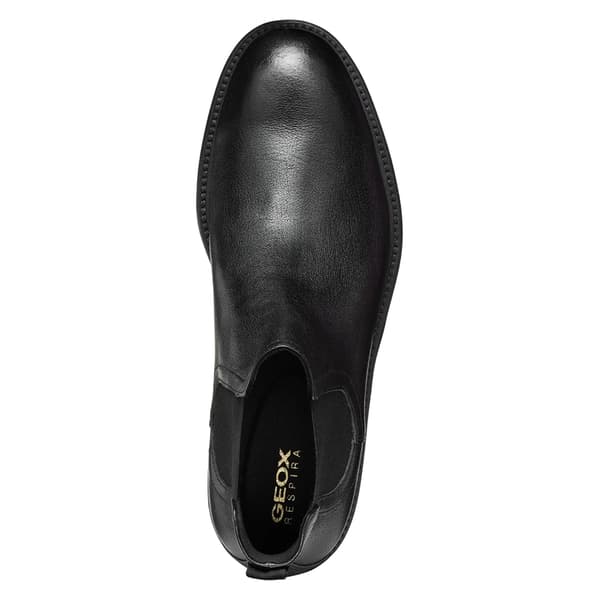 Geox Mens Tiberio Leather Ankle Boots