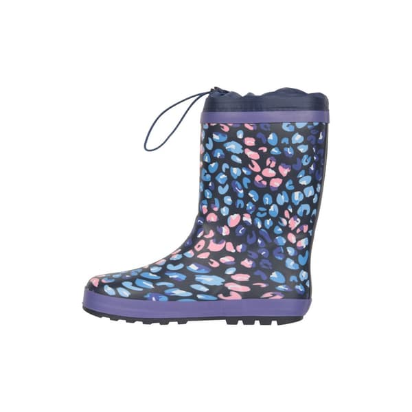 Mountain Warehouse Childrens/Kids Leopard Print Winter Wellington Boots