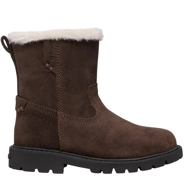 Geox Girls Shaylax Patent Suede Ankle Boots