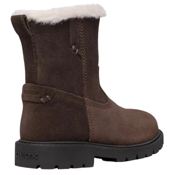Geox Girls Shaylax Patent Suede Ankle Boots