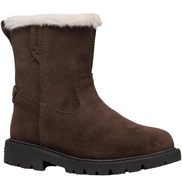 Geox Girls Shaylax Patent Suede Ankle Boots