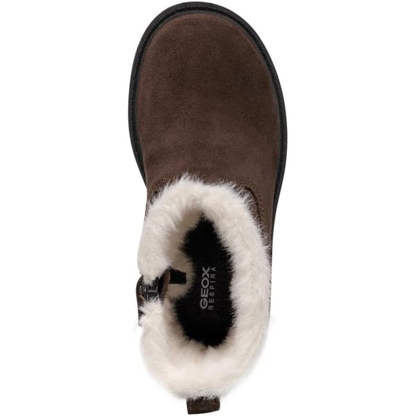 Geox Girls Shaylax Patent Suede Ankle Boots