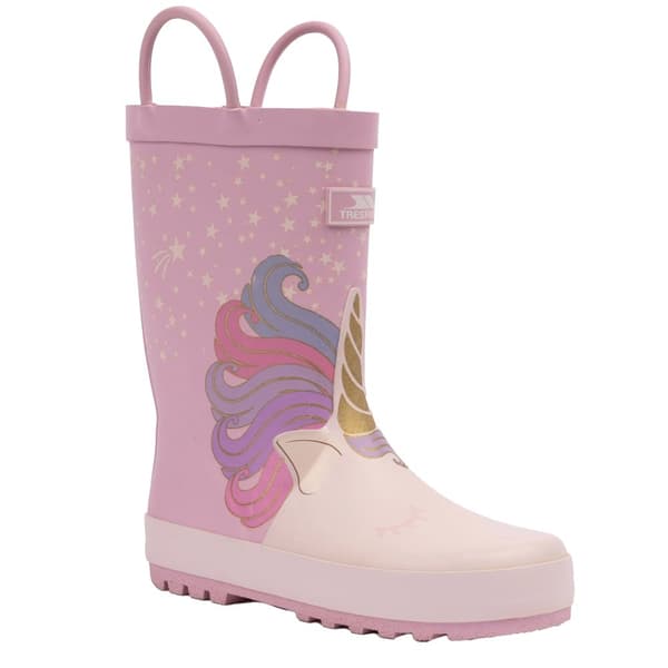 Trespass Childrens/Kids Character Unicorn Wellington Boots Purple/Beige 5 UK Child