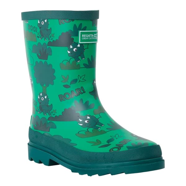 Regatta Childrens/Kids Mudplay II Stompy The Dinosaur Wellington Boots