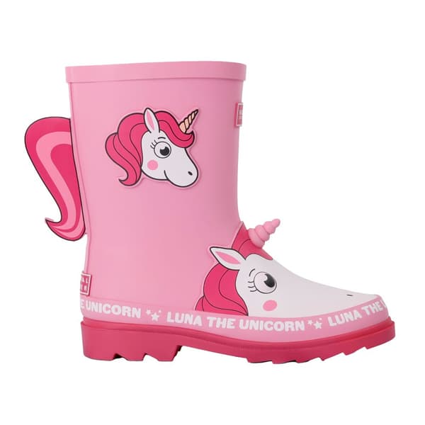 Regatta Childrens/Kids Mudplay II Luna The Unicorn Wellington Boots