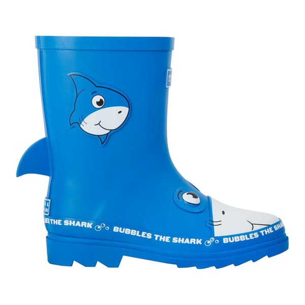 Regatta Childrens/Kids Mudplay II Bubbles The Shark Wellington Boots