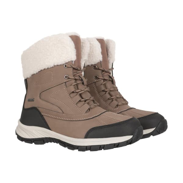 Mountain Warehouse Womens/Ladies Idaho Waterproof Thermal Snow Boots Taupe 6 UK