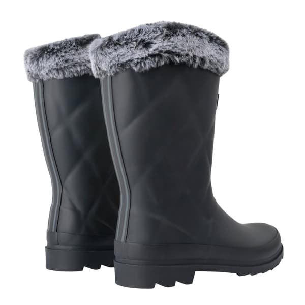 Regatta Womens/Ladies Luxley Faux Fur Lined Mid Cut Wellington Boots