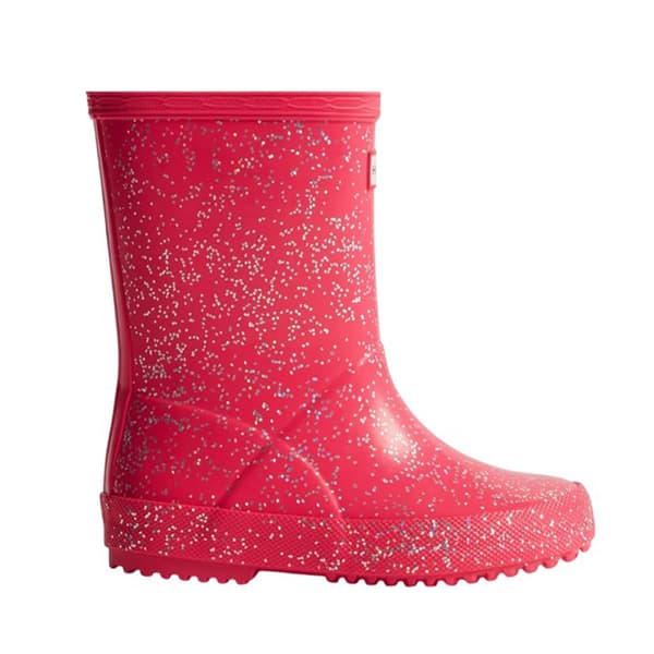 Hunter Girls First Giant Glitter Wellington Boots