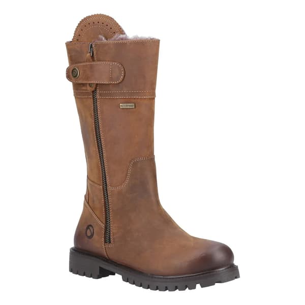 Cotswold Womens/Ladies Bushcombe Leather Mid Calf Boots Tan 8 UK