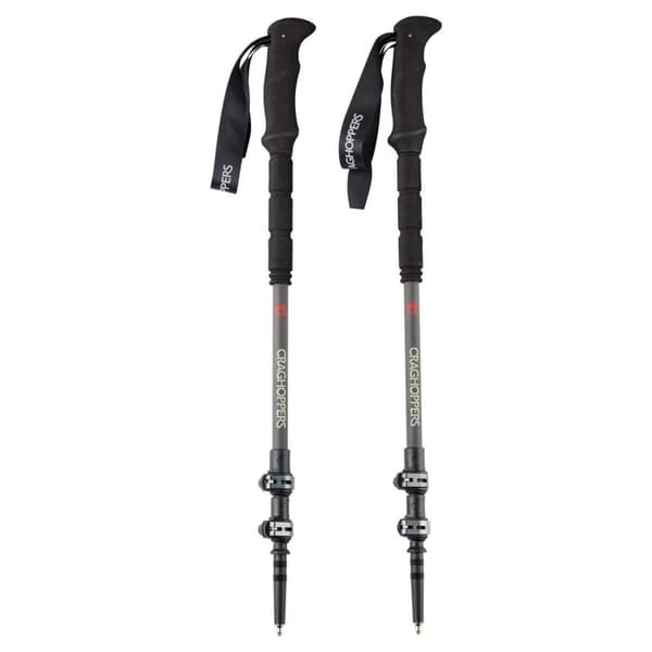Craghoppers Treklite Carbon vandringsstavar (2 st.) Carbon Grey/Black One Size