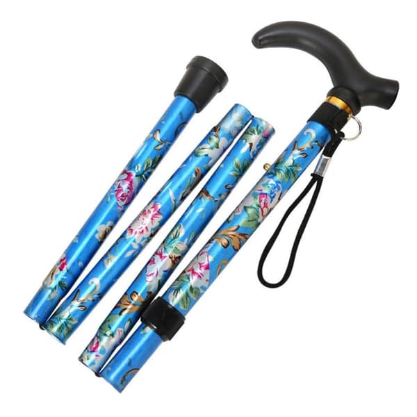Hopvikbar Käpp - Blå - Justerbar - 81–92 cm