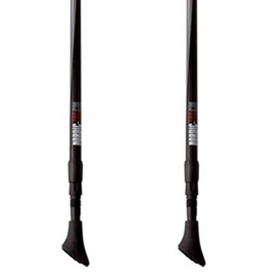 Abbey Justerbare Stænger Aluminium Brun,Sort 86-140 cm