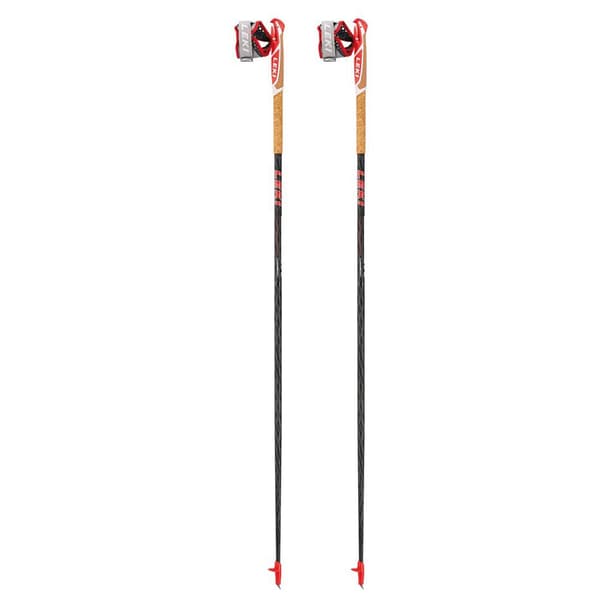 Leki Stavar Vertical K Röd 140 cm