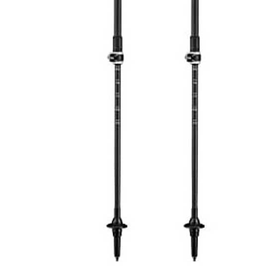 Leki Polakker Cross Trail Lite Carbon Sort 100-135 cm