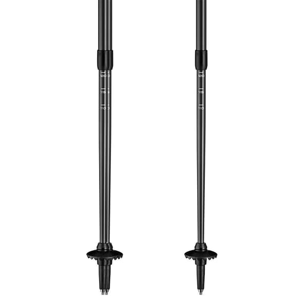 Leki Polakker Voyager Sort 110-145 cm