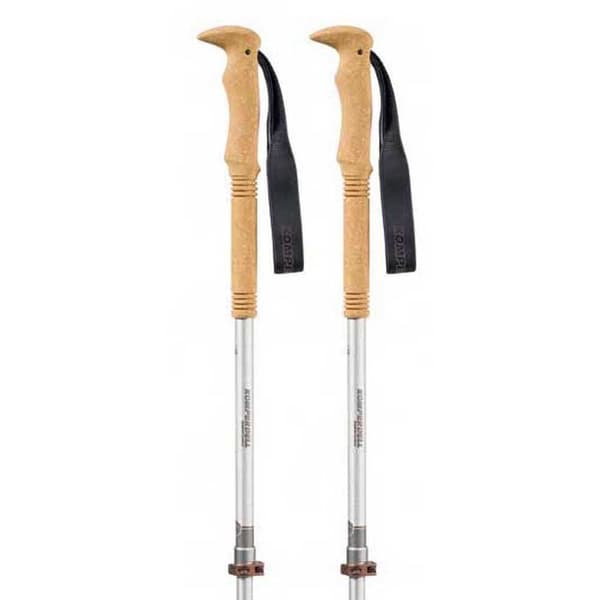 Komperdell Polakker Explorer Contour Cork Grå 105-140 cm