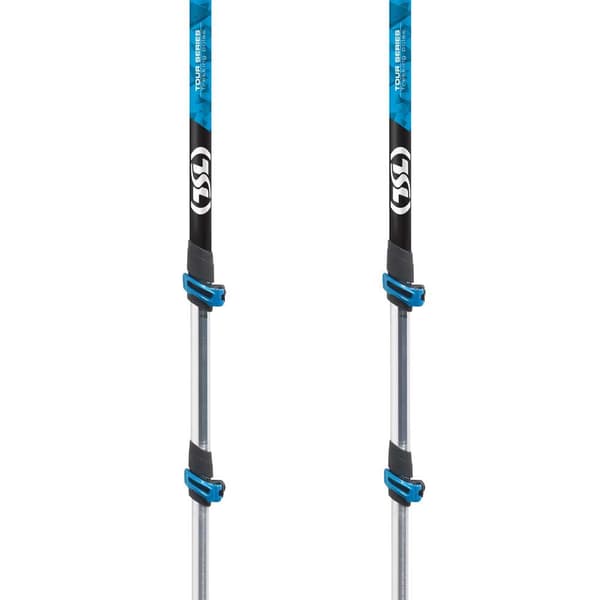 Tsl Outdoor Stolpar Tour Aluminium 3 Cross Twist Blå 72.5-140 cm
