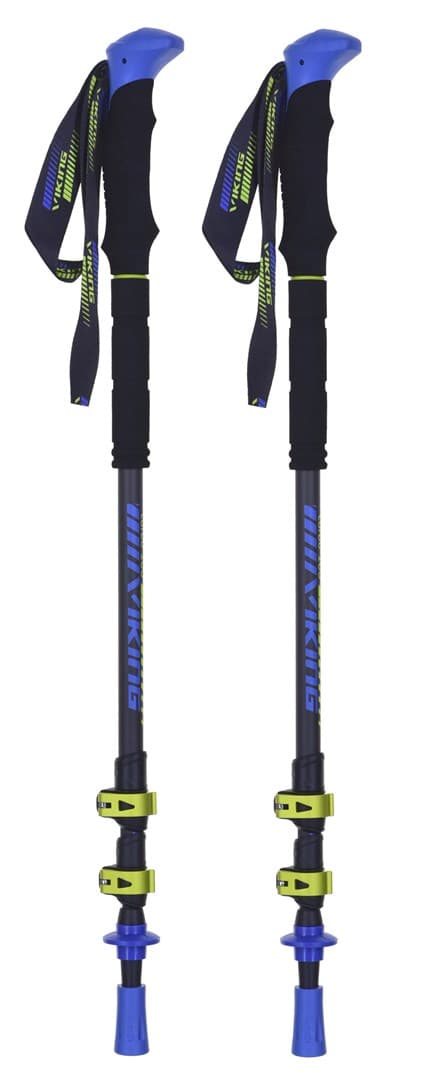 VIKING CARBO LITE TREKKING STANGE SORT/LIME