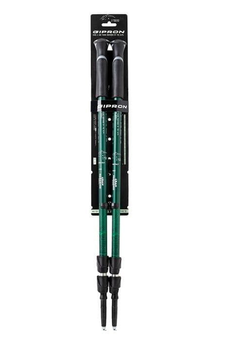Gipron vandringsstav - BG17-650FLPA - Gran Paradiso Pro FLICKLOCK Par Vandringsstavar Green Forest
