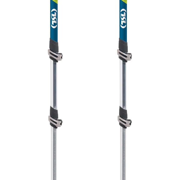 Tsl Outdoor Tour Aluminium Compact 3 Cross Twist Pylväät Vihreä,Sininen 62-125 cm