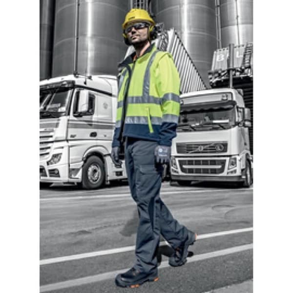 Schnürstiefel - uvex - 2 - S3 SRC - Svart/orange - Storlek 40