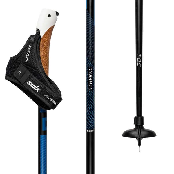 Swix Dynamic D2 Spadserestokke Sort 145 cm